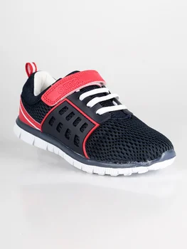 

Sport shoes with tear