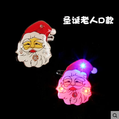 Hztyyier 25 St/ücke Weihnachten Brosche Pins Blinkende LED Brosche Cartoon Leuchten Leuchtende Abzeichen f/ür Weihnachten Kinder Geschenk Gastgeschenke #3