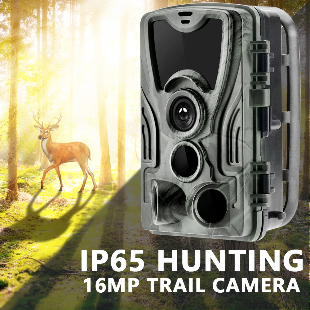 HD 1080P Hunting Trail Camera Outdoor IP65 Photo Trap 16MP Surveillance