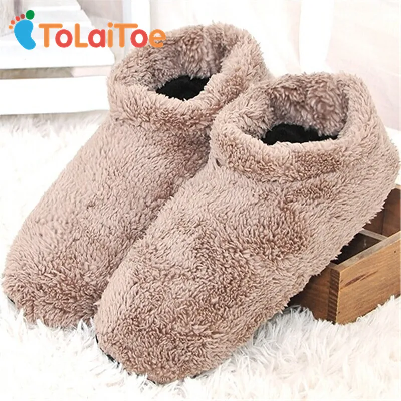 

ToLaiToe 1Pair 2017 New Men's Indoor Soft-Soled Slippers Soft and Warm Non-Slip Floor Indoor Slippers Wooden Floor House Shoes