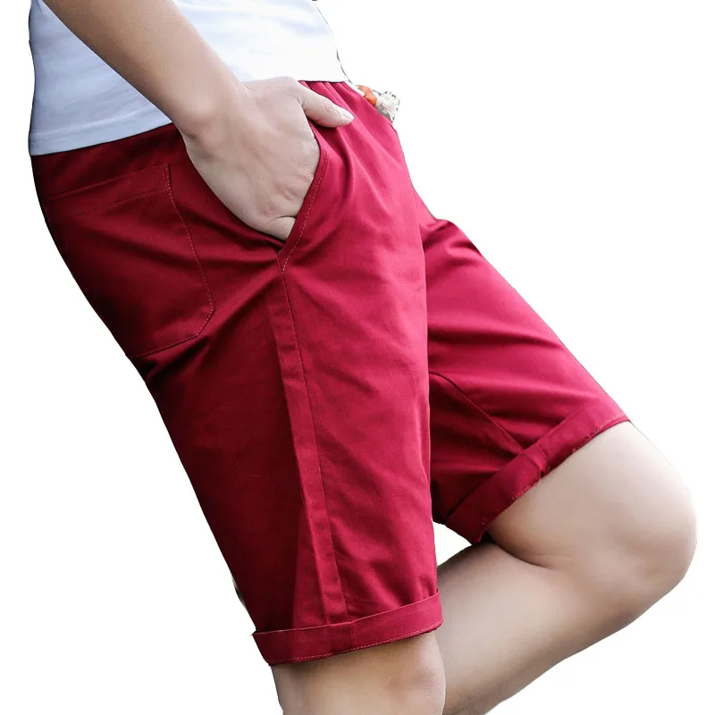 MFERLIER летние шорты мужские для веса 47,5-110 кг эластичный пояс мужские шорты 4 цвета