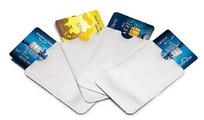 

100pcs/lot Anti Scan RFID Blocking Sleeve for Credit Card Secure Identity ATM Debit Contactless IC ID Card Protector Blocker