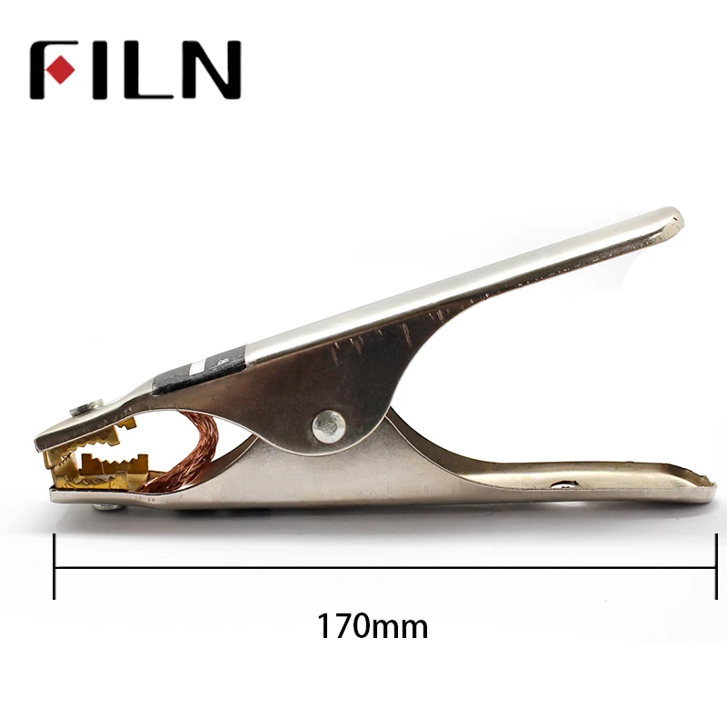 Brass head 170mm Big Car Alligator Clips Battery Clamps Crocodile Clip Red Black Nickel plating Battery Alligator Clip (5)