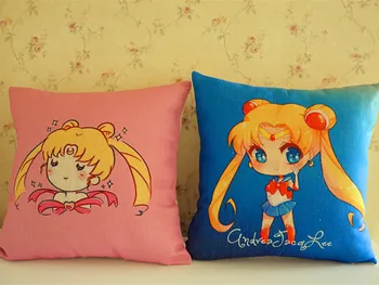 

New Zippered Pillow Cushion 17x17 Inch For Sailor Moon