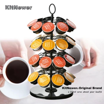 

Home Solutions Revolving Rotating 36 Capsule Coffee Pod Holder Tower Stand Rack