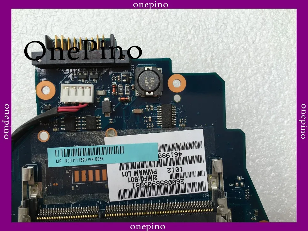 LA-6841P K000111590 подходит для Toshiba C660 Материнская плата ноутбука DDR3 GL40 протестированная Рабочая