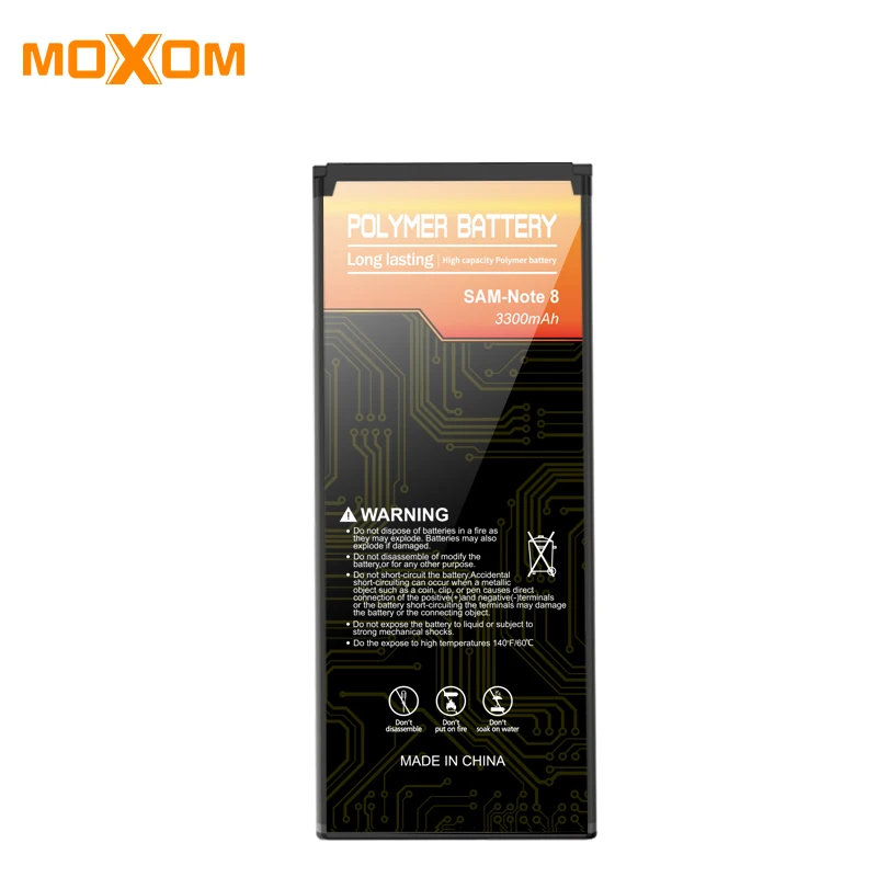 Сменный аккумулятор MOXOM EB-BN950ABE для samsung GALAXY Note 8 N950 N950F N950U N950N 3300 мАч аккумулятор для телефона+ Инструменты - Цвет: FOR SM NOTE8