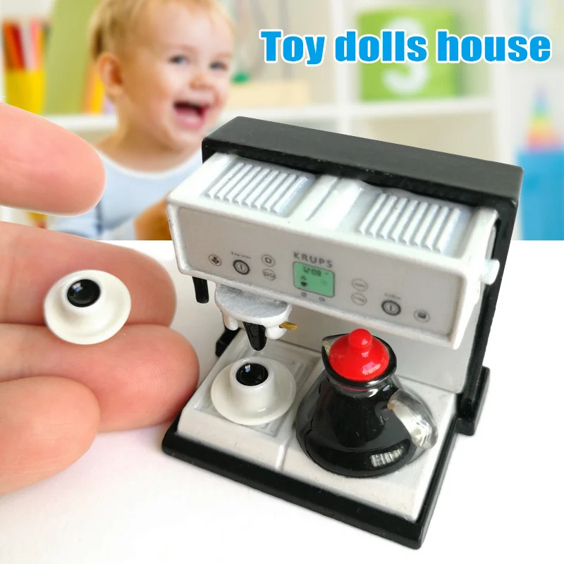 Dollhouse 1:12 Miniature Kitchen Expresso Coffee Maker Machine with Pot Cup Set YJS Dropship Dollhouse 1:12 Miniature Kitchen Expresso Coffee Maker Machine with Pot Cup Set YJS Dropship