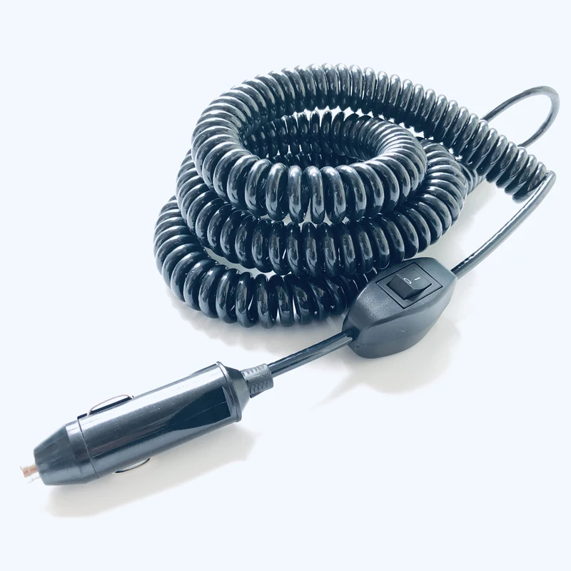 

Led light bar Extension wire stretchable Spring cable with On/Off Switch for Offroad Car work light Led bar Spot Fog light lamp
