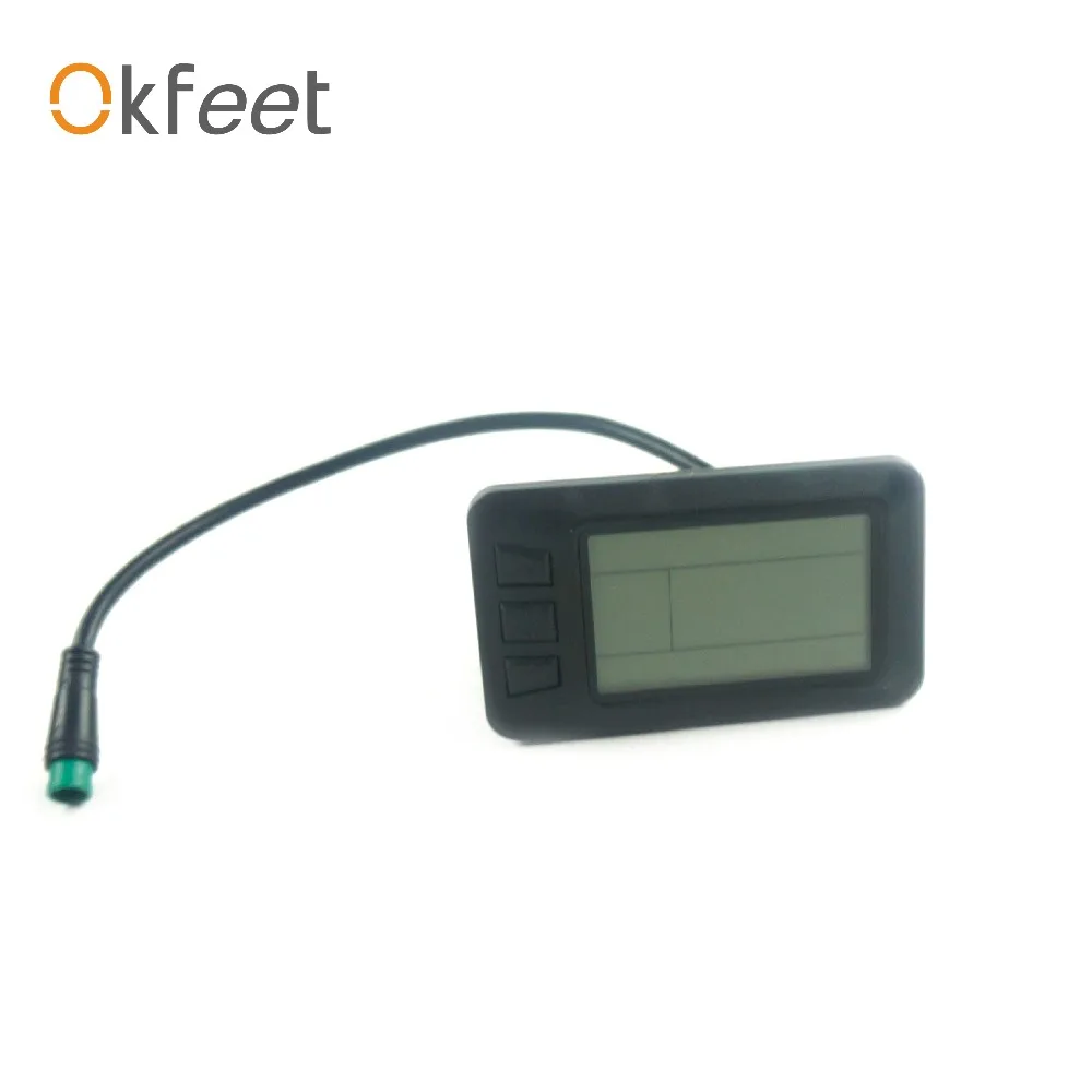  Okfeet KT LCD7U accesorios eléctricos para bicicleta Kunteng LCD7 de pantalla USB para Electrice bi