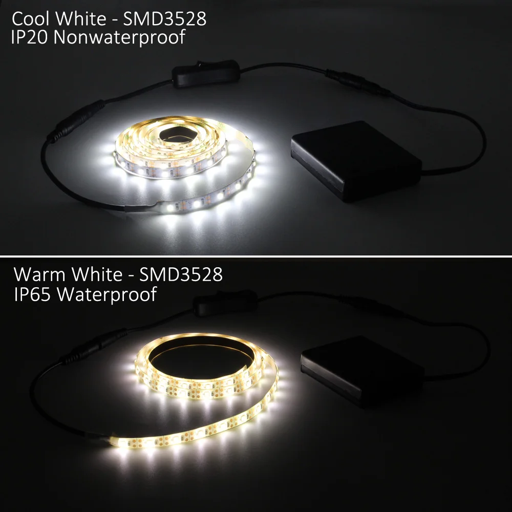 Водонепроницаемая гибкая светодиодная лента с питанием от USB 5 В 0 м 1 2 3 SMD
