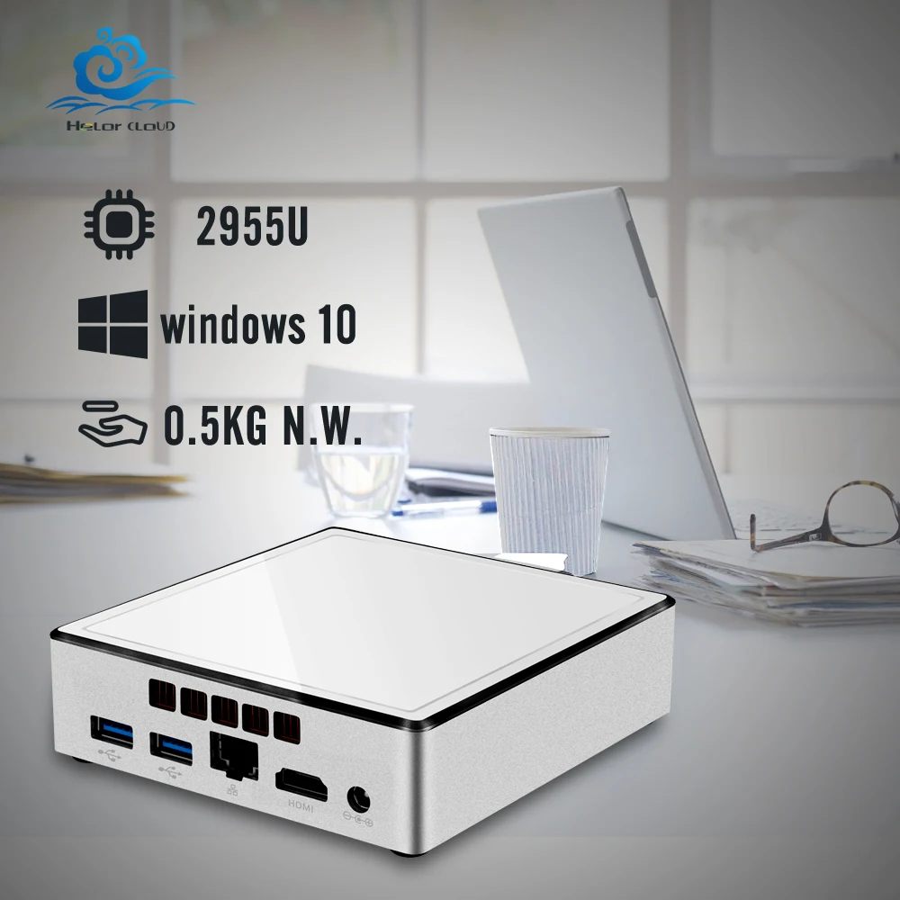 Mini PC Intel Celeron 2955U 1.40GHz Windows 10 Mini Computer Noiseless Cooling Fan Nuc Desktop Office PC DDR3 RAM HDMI HTPC Mini PC Intel Celeron 2955U 1.40GHz Windows 10 Mini Computer Noiseless Cooling Fan Nuc Desktop Office PC DDR3 RAM HDMI HTPC