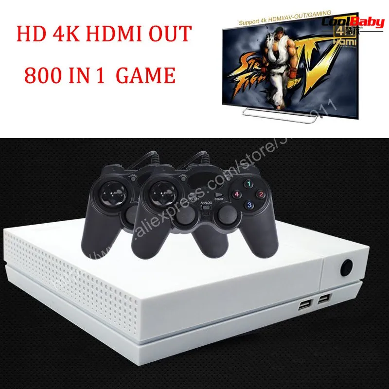 Console de Jogos de Vídeo Bit para 800 em 1 Retro Suporte Saída Hdmi 64 Jogos Clássicos Jogo hd 85 4 k