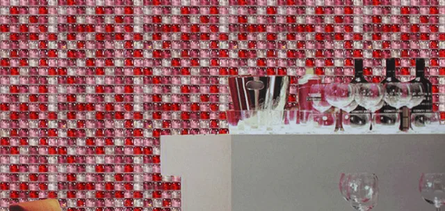 8mm Glazed Red Pink White Crystal Gl Mosaic Tile Wall 8mm Glazed Red Pink White Crystal Gl Mosaic Tile Wall Kitchen Backslash Bathroom Diy
