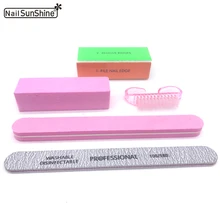 5 шт. пилки для ногтей полирующая кисть инструмент для дизайна ногтей Шлифовальная Пилка Ультрафиолетовый акриловый Гель-лак маникюрный набор Manucure педикюр набор Professional
