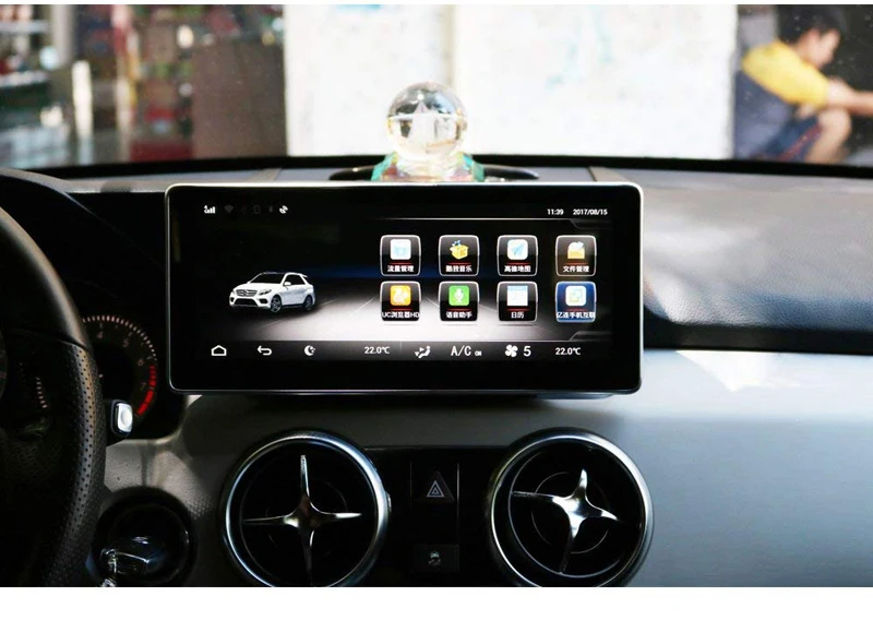 Cheap Octa Cores 4G RAM 64G ROM Dashboard Screen for Mercedes GLK 2008 2009 2010 2011 2012 2013 2014 2015 10.25 display 7