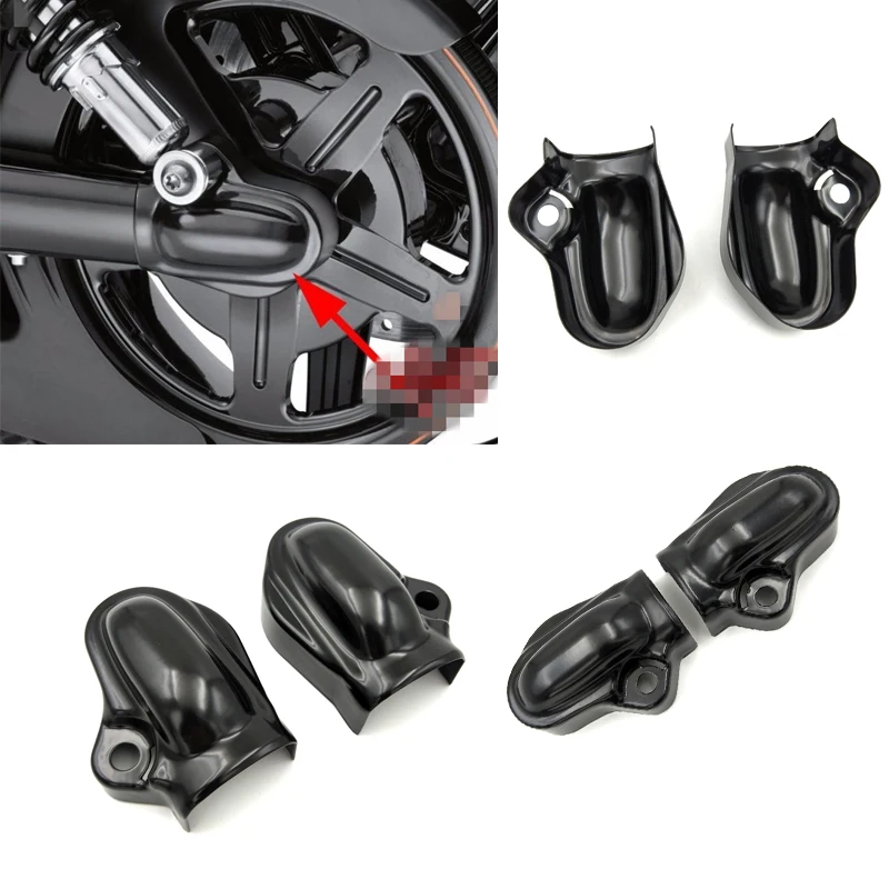 

Rear Axle Covers Wheel Shaft Side Protector For Harley 02-17 VRSC Models V-Rod Street Rod Night Rod Special Muscle VRSCD VRSCR