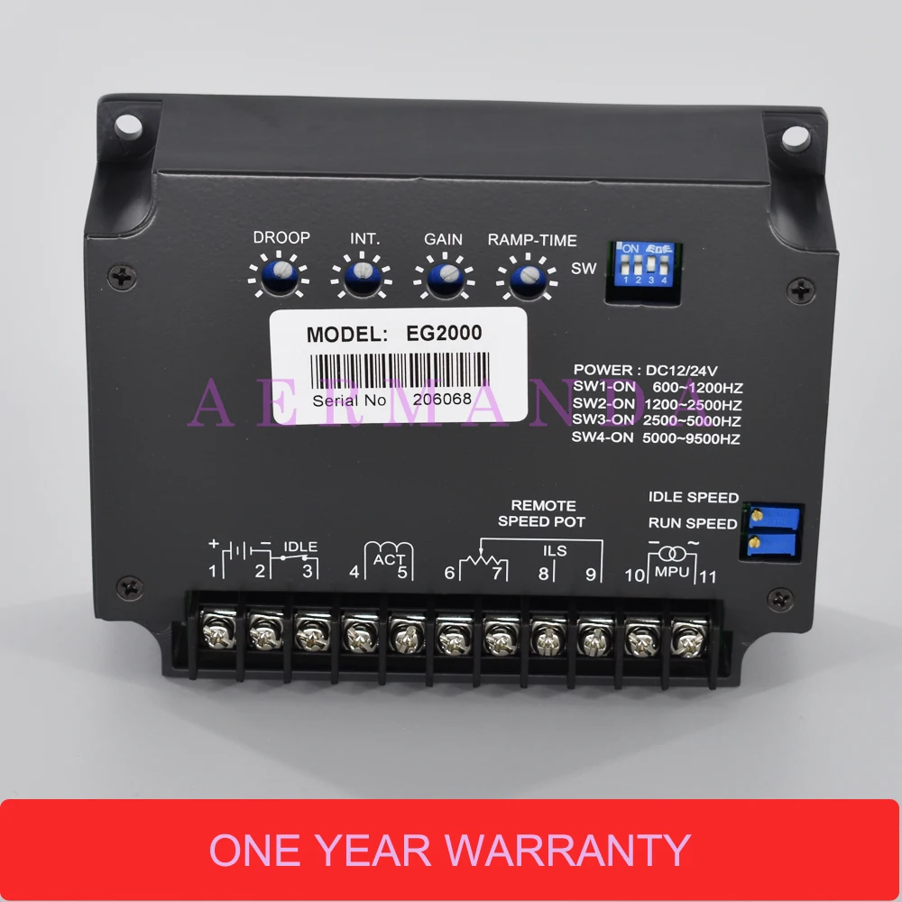 

Generator parts speed controller EG2000 Electronic Engine Speed Governor control unit