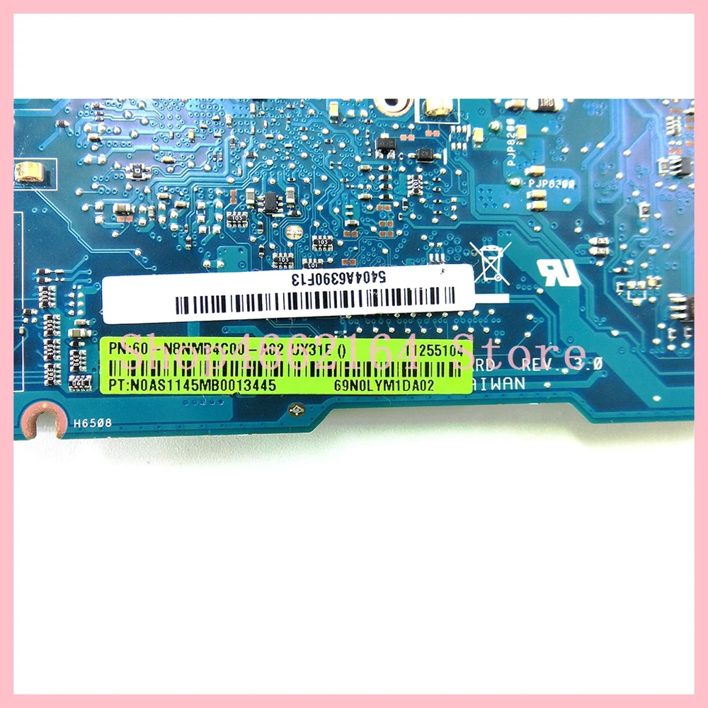  UX31E Mainboard With i3-2367 CPU Processor 4GB RAM REV3.0 For ASUS ZenBook UX31 UX31E Laptop Mother