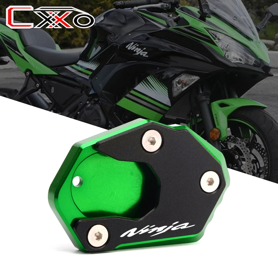 Ingeniører Snor albue New 2019 Kickstand Side Stand extension block pad For KAWASAKI NINJA zx6r  zx10r 250 300 650 1000 z1000 Z650 Z900|Covers & Ornamental Mouldings| -  AliExpress