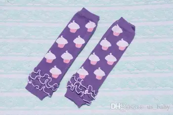 

30Pairs baby ruffle dot leg warmers girls Chevron Heart socks rainbow cake legwarmers ruffle sockings 11colors choose