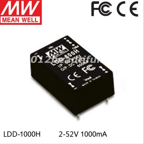 5 шт./лот Meanwell (Ldd-1000h светодиодный драйвер DC9-56V для DC2-52V 1000mA | Лампы и освещение