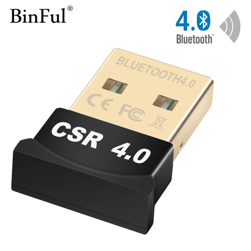 Адаптер Binful Bluetooth 4 0 USB 2 Беспроводной адаптер EDR с 3 Мбит/с для ноутбука планшета