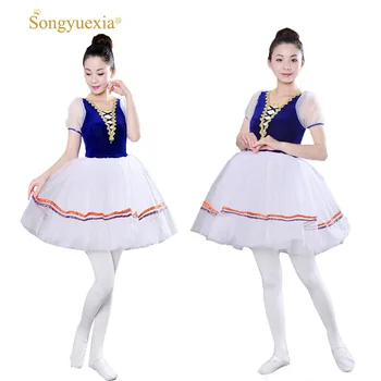 

Classical Long Tutu Swan Lake Ballet Costume Adults Women Professional Ballet Dance Dress Ballerina Kids Children Dancewear Girl