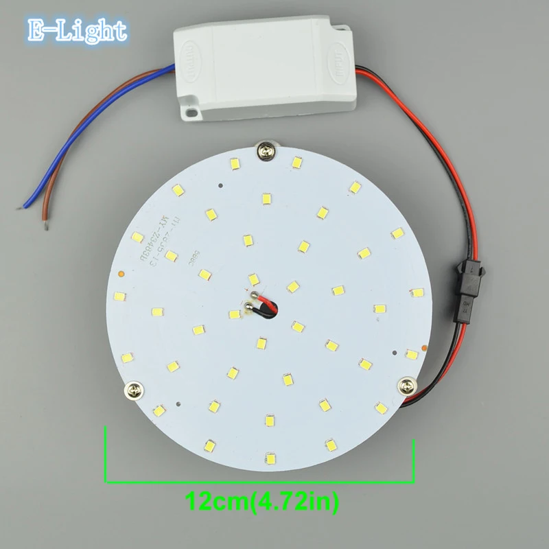 Magnetic Ceiling Circle Light Lamp PCB Board 9W 110V 220V Kit+Driver Round Kitchen Bedroom 12V-24V Solar Energy LED Panel Lamp
