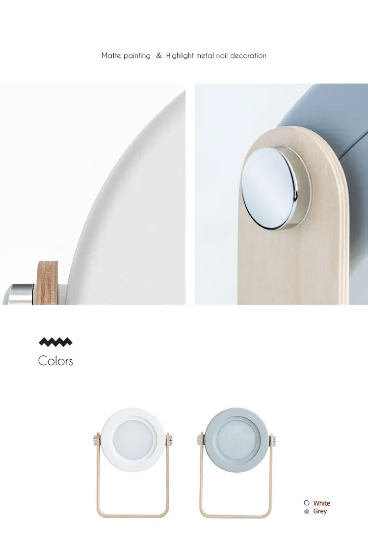 Viagem de Acampamento Lâmpada de Leitura Criativo Multifuncional Lanterna Portátil Dobrável Usb Levou Secretária Casa Luz Noturna Dimmer Led 9 Luzes noturnas