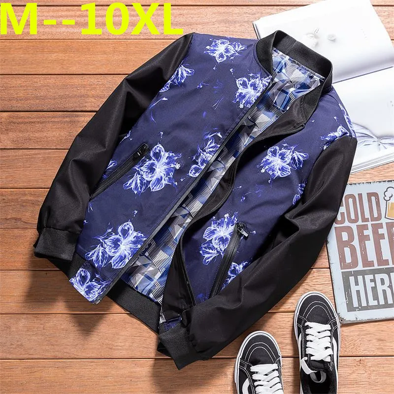 Размера плюс 10XL 9XL 8XL 6XL 5XL 4XL брендовая одежда 2018 новая весенняя зимняя ветровка