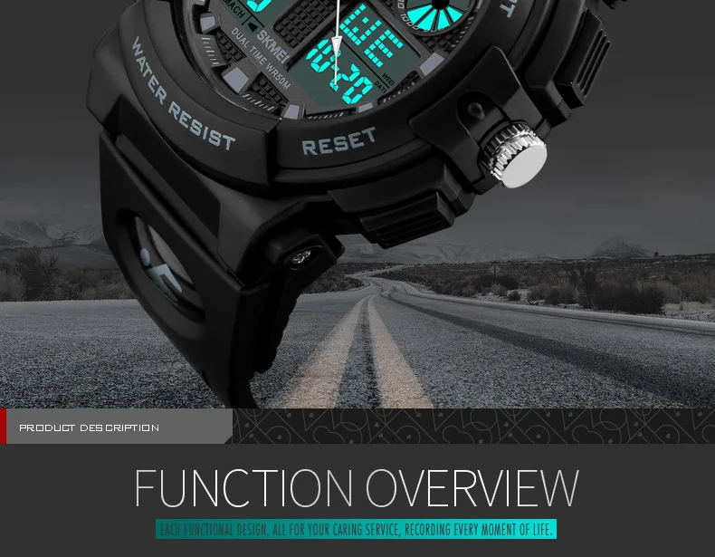 SKMEI 1270 Waterproof Men's Sports Watch description image 2