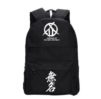 

High Q anime Koutetsujou no Kabaneri backpack unisex preppy style backpack