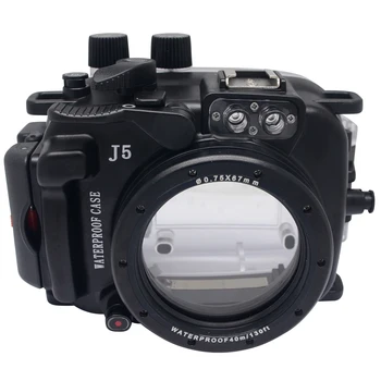 

Mcoplus 40M/130ft Camera Underwater Housing Waterproof Shell Case For Nikon J5 10mm Lens