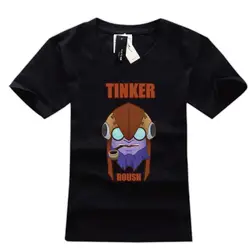 Защита древних 2 Тинкер высокого качества футболки черного цвета с короткими рукавами футболки