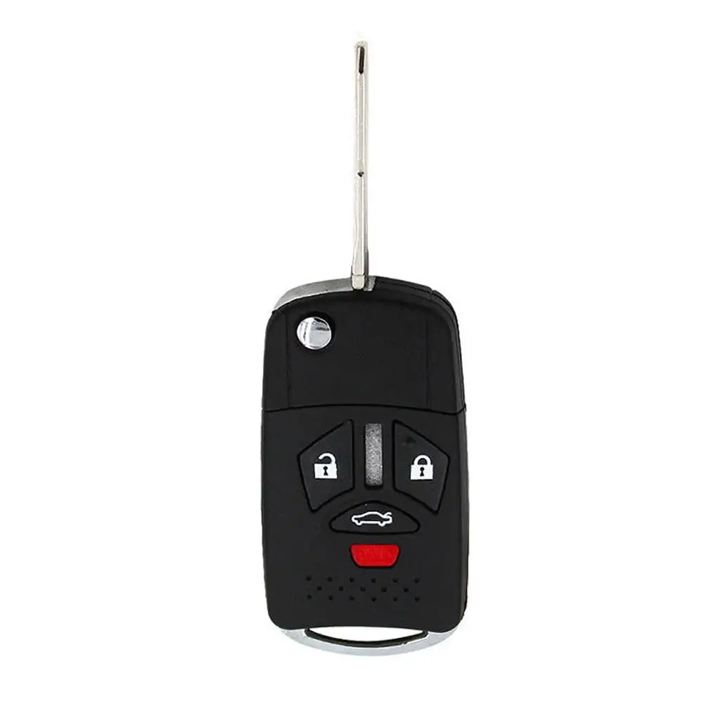 

Folding 4 Buttons Flip Remote Key Shell Case Cover Blade for Mitsubishi Galant Car Accessory