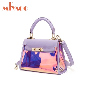 

MIYACO Transparent Bag Women Handbags Fashion Crossbody Bags Ladies Jelly Bag Messenger Bags PVC Sac Female New