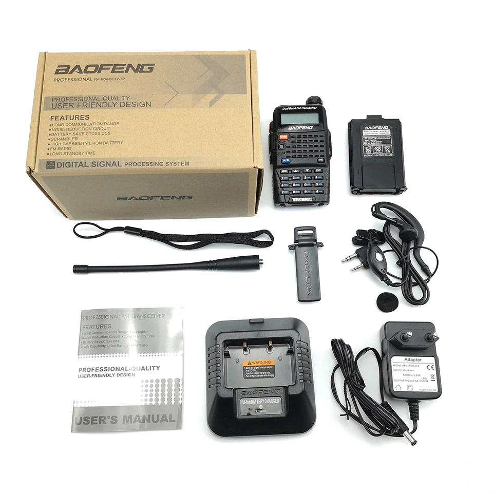 Baofeng UV-5RC портативная рация VHF UHF136-174Mhz и 400-520 МГц Двухдиапазонная двухсторонняя рация Baofeng UV 5R Plus портативная рация UV5R