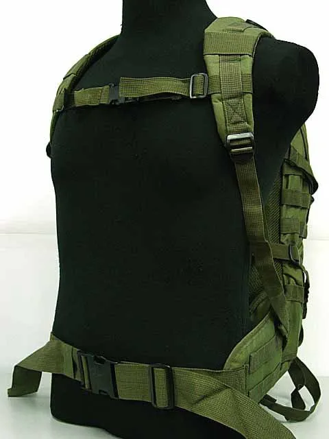 Тактический Molle Patrol Rifle gear Рюкзак Камуфляжный, для лесистой местности BK OD CB Камуфляжный цифровой Аккумуляторный