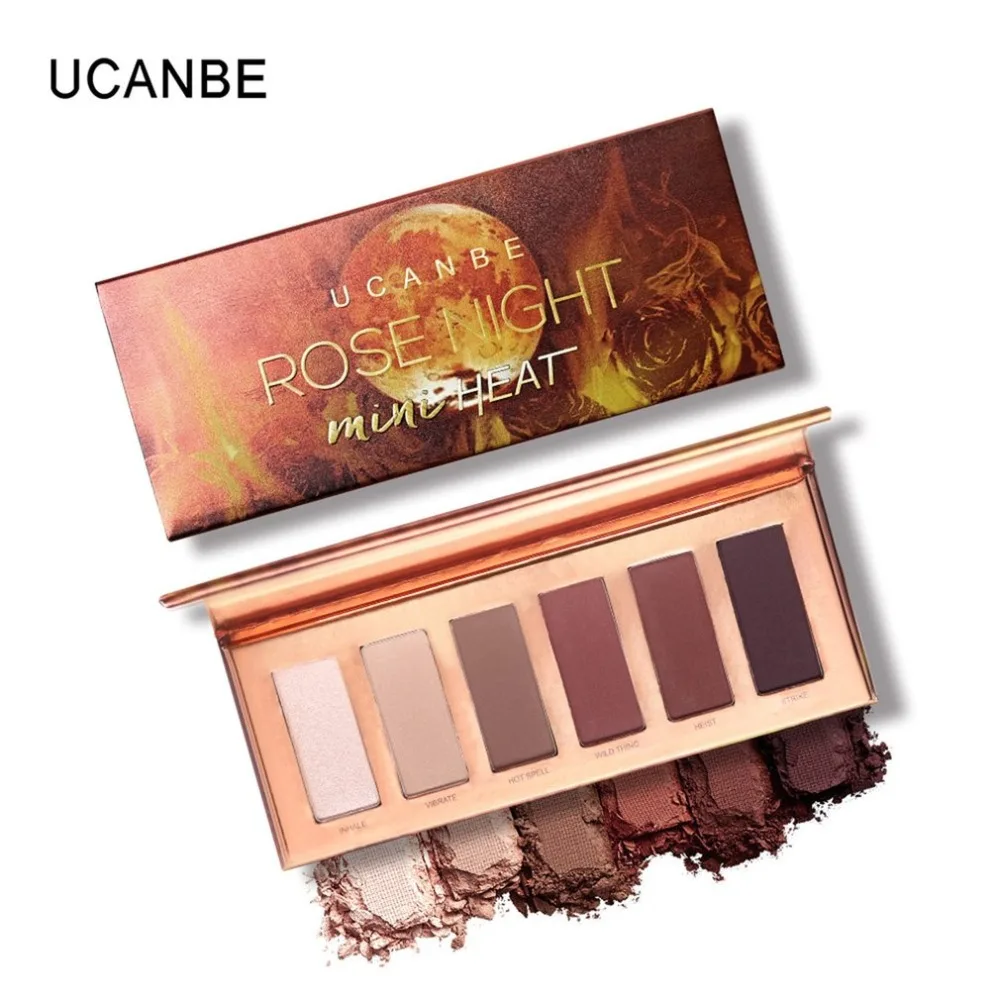 

Eyeshadow Palette 6 Color Charming Matte Shimmer Pigmented Long lasting Easy to Wear Glitter Eye Shadow Makeup Pallete
