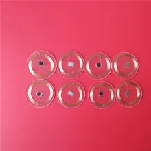 100 шт./лот RFID карта 13,56 МГц MF S50 близость IC метка смарт-карты NFC метки монетница диаметр 25 мм прозрачный ПВХ