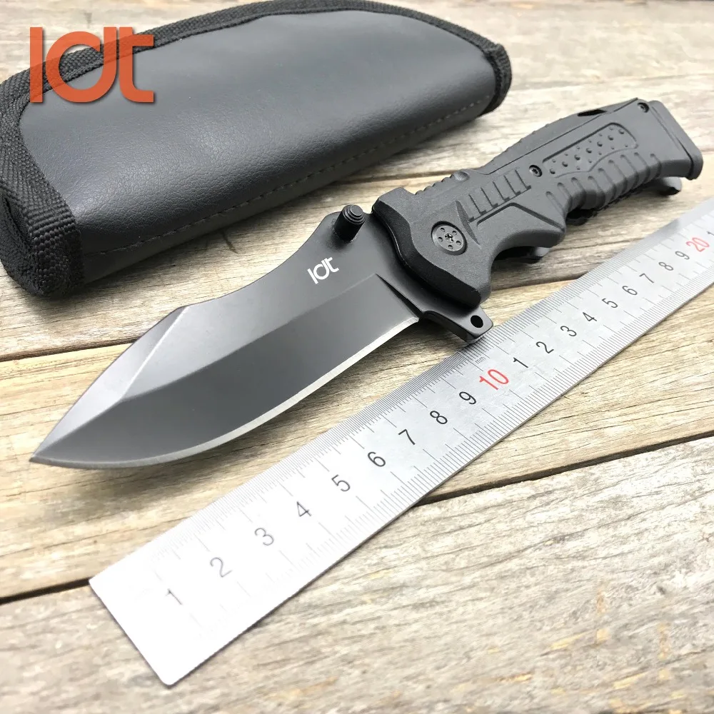 LDT P99 Folding Knife 440A Blade Fiber Glass Plastic Handle Tactical