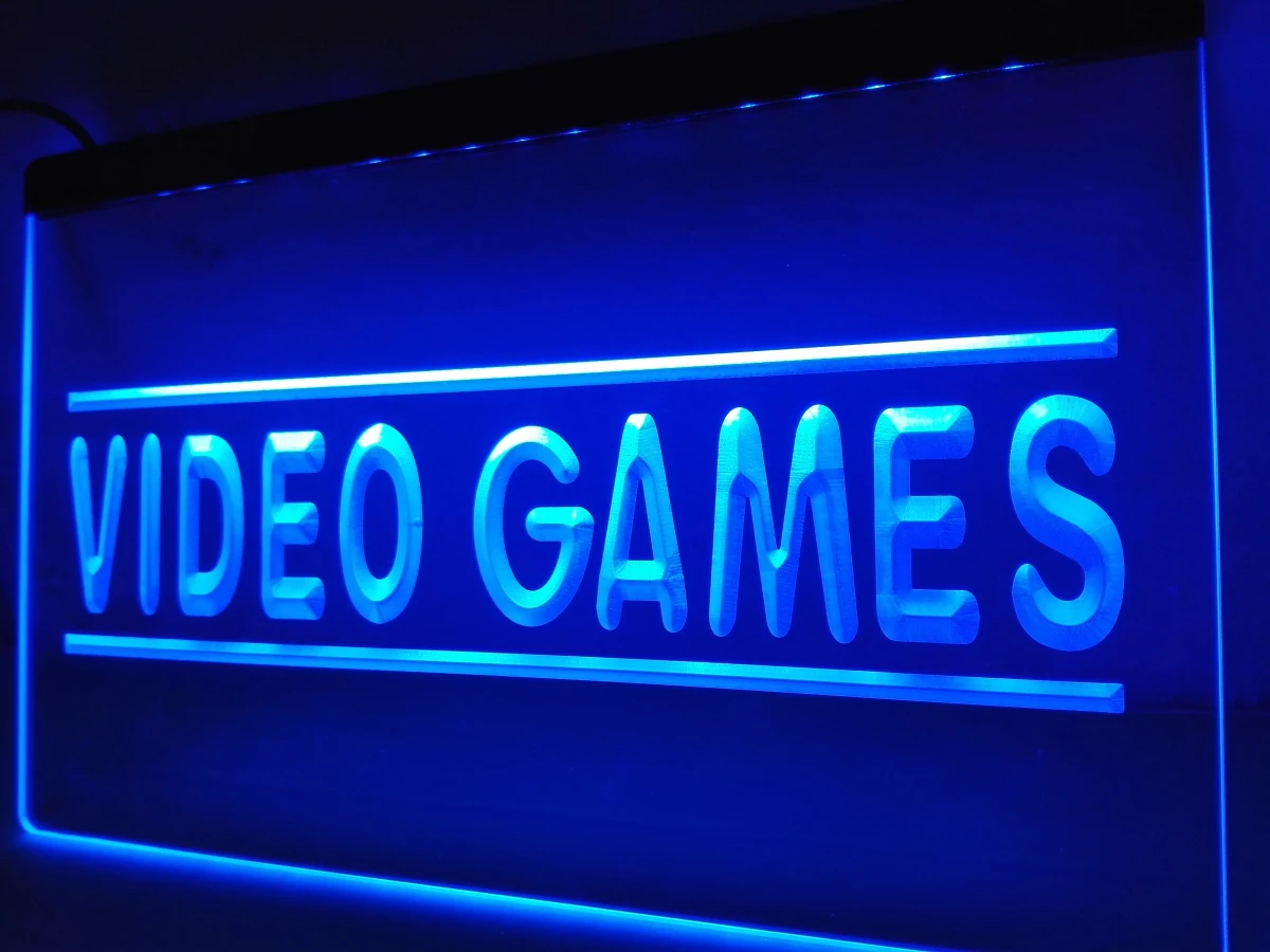 

LK273- Video Games Beer Bar Pub LED Neon Light Sign home decor crafts
