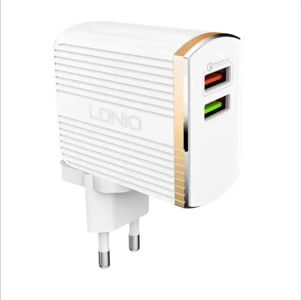 

LDNIO A2502Q Dual USB Universal Travel Charger Qualcomm Quick Charge 3.0 Wall Charger For Smart Phone