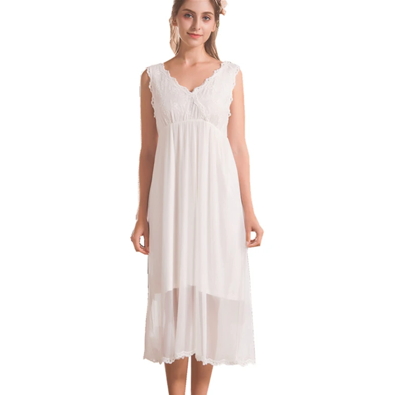 sleeveless cotton night gowns
