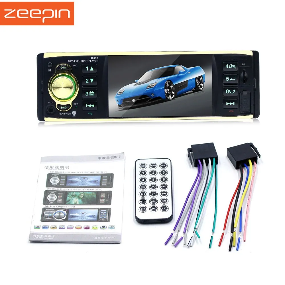 

Zeepin 4019 1.8 Inch1din Car MP5 Player Navigation Radio Coche Support Driving Record / Bluetooth Handsfree / FM / HD Video AUX