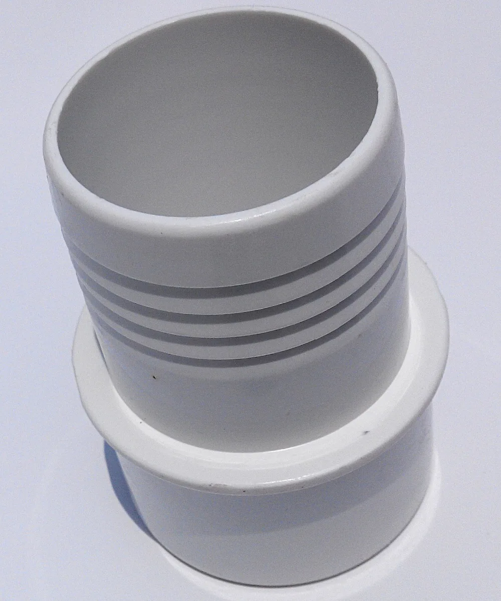 PlasticsPoolSpa15PVCPipeExtenderFittingonesidewithscrew