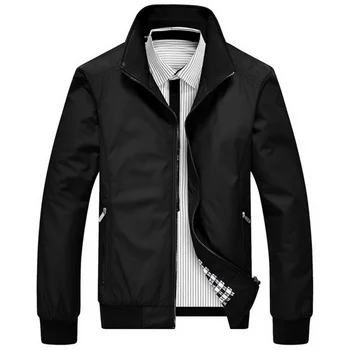 

Male Jacket Slim Fit High Quality Mens Autumn Clothing Man Jackets Zipper Warm Cotton-Padded Outerwear Coat