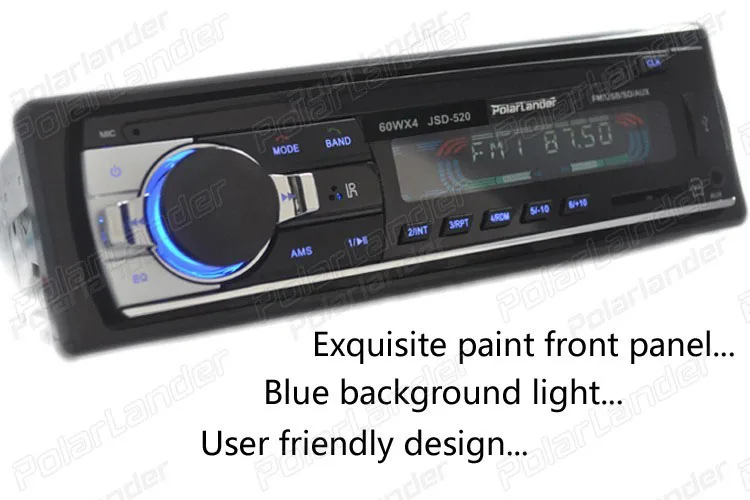 12 В в-dash аудио плеер MP3/FM/USB/SD/AUX-IN/Автомобильная электроника Bluetooth в одном din зарядное устройство для мобильного телефона стерео радио