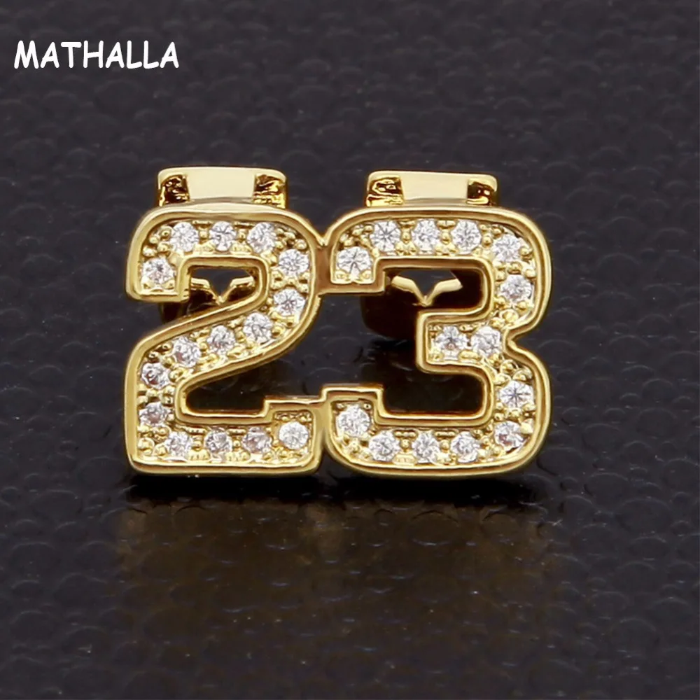 MATHALLA хип-хоп подтяжки гриль встроенные циркониевые золотые с